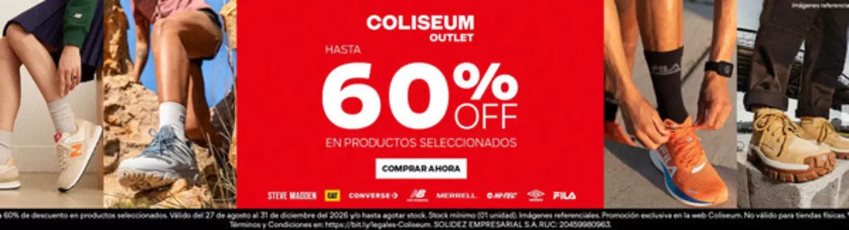 Catálogo Coliseum | Hasta 60%off  | 2026-09-30T00:00:00.000Z - 2026-12-31T00:00:00.000Z