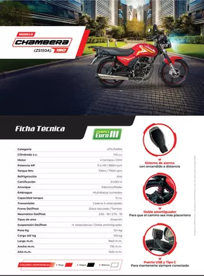 Catálogo Zongshen | CHAMBERA 150 | 2025-09-13T00:00:00.000Z - 2025-09-27T00:00:00.000Z