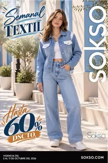 Catálogo Sokso en Tacna | SEMANA TEXTIL | 2026-10-05T00:00:00.000Z - 2026-10-11T00:00:00.000Z