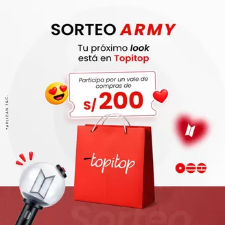 Catálogo TopItop en Callería | Sorteo army | 2026-10-01T00:00:00.000Z - 2026-10-06T00:00:00.000Z