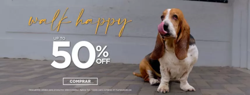 Catálogo Hush Puppies en Lurín | Walk happy | 2026-10-02T00:00:00.000Z - 2026-10-31T00:00:00.000Z