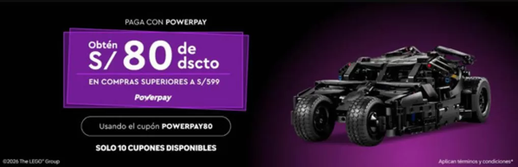 Catálogo LEGO | Paga con Powepay | 2026-10-02T00:00:00.000Z - 2026-10-31T00:00:00.000Z