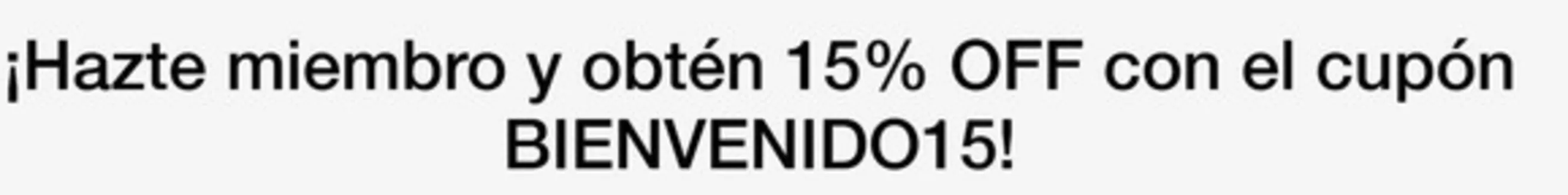 Catálogo Nike | Hazte mimebro y obten 15%off con el cupon Bienvendido15! | 2026-10-02T00:00:00.000Z - 2026-12-31T00:00:00.000Z