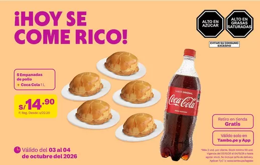 Catálogo Tambo en Huaral | Gran variedad de ofertas | 2026-10-03T00:00:00.000Z - 2026-10-04T00:00:00.000Z