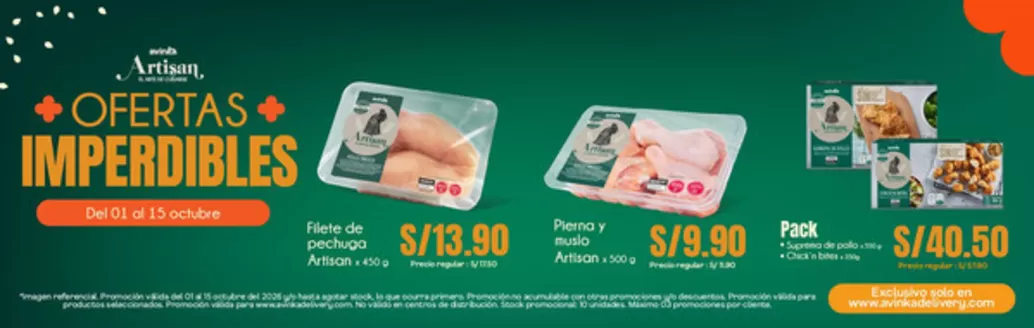 Catálogo Avinka | Promociones actuales | 2026-10-01T00:00:00.000Z - 2026-10-15T00:00:00.000Z