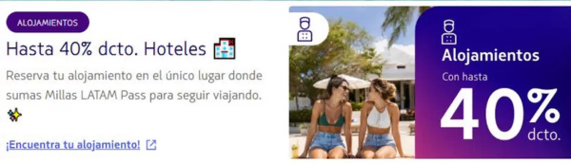 Catálogo Latam Airlines | Hasta 40%dcto hoteles | 2026-10-06T00:00:00.000Z - 2026-10-31T00:00:00.000Z