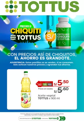 Catálogo Tottus en Callao | Tottus - capos del ahorro | 2025-09-14T00:00:00.000Z - 2025-09-28T00:00:00.000Z