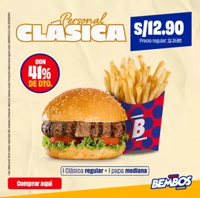Catálogo Bembos en Piura | Promociones actuales | 2025-09-15T00:00:00.000Z - 2025-09-29T00:00:00.000Z