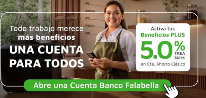 Catálogo Banco Falabella | Activa tus beneficios plus 5.0%trea soles  | 2026-10-12T00:00:00.000Z - 2026-10-31T00:00:00.000Z