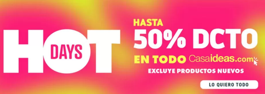Catálogo Casaideas | Hot Days  | 2026-10-12T00:00:00.000Z - 2026-10-24T00:00:00.000Z