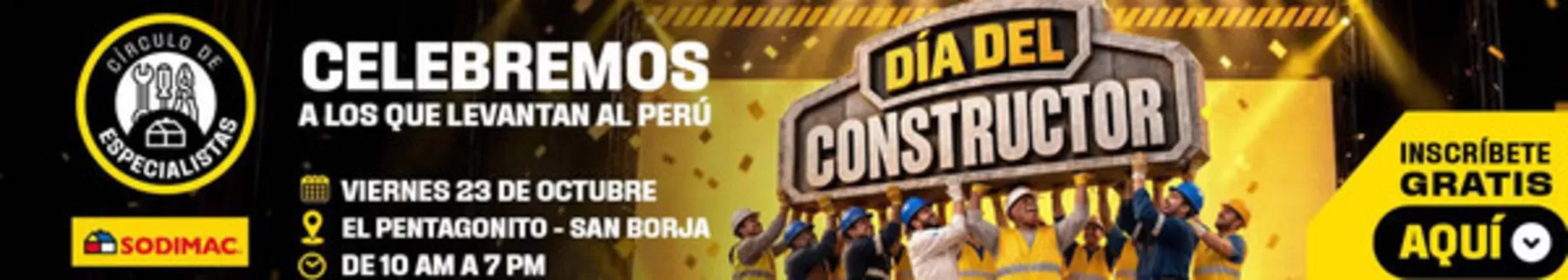 Catálogo Sodimac Constructor | Dia del constructor | 2026-10-12T00:00:00.000Z - 2026-10-23T00:00:00.000Z