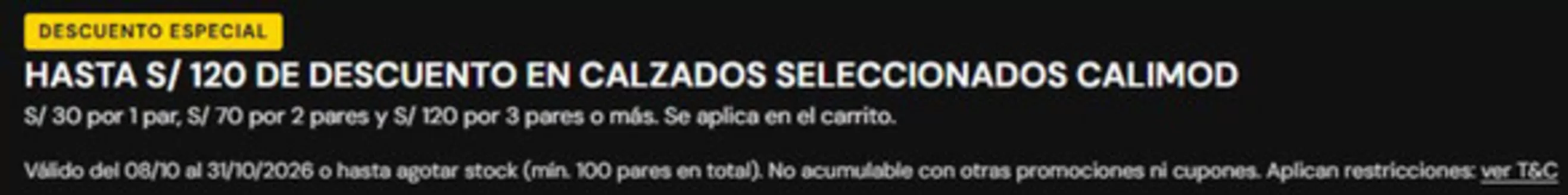 Catálogo CaliMod | Descuento especial | 2026-10-13T00:00:00.000Z - 2026-10-31T00:00:00.000Z