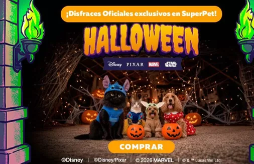 Catálogo Superpet en Cayma | Halloween | 2026-10-13T00:00:00.000Z - 2026-10-31T00:00:00.000Z