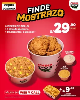Catálogo China Wok en Chiclayo | Finde mostrazo | 2026-10-13T00:00:00.000Z - 2026-10-31T00:00:00.000Z