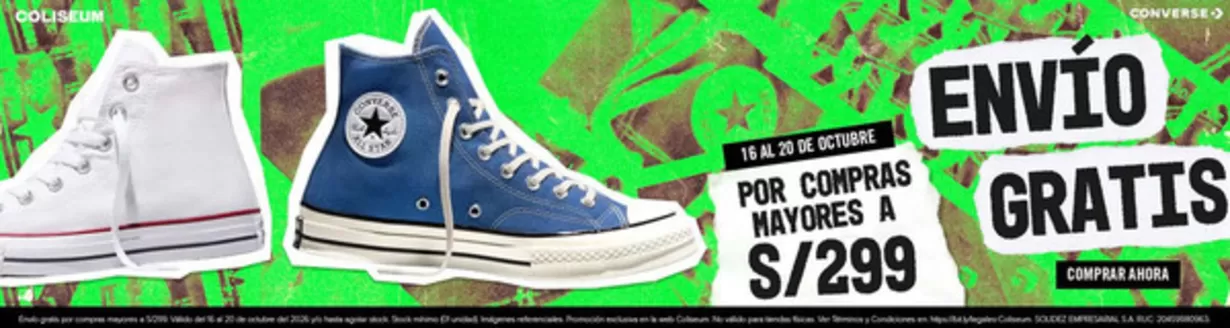 Catálogo Converse en Lurín | Envio gratis  | 2026-10-16T00:00:00.000Z - 2026-10-20T00:00:00.000Z