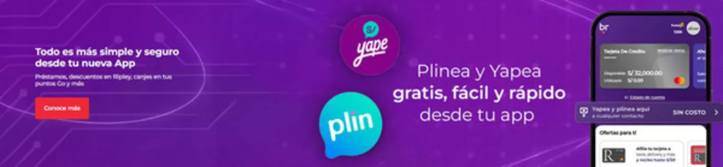 Catálogo Banco Ripley | Todo es mas simple y seguro desde tu nueva app  | 2026-10-16T00:00:00.000Z - 2026-11-16T00:00:00.000Z