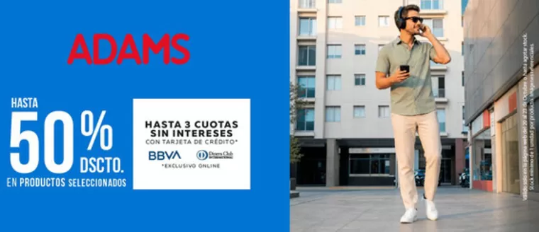Catálogo Adams en Matahuasi | Catálogo Adams | 2026-10-20T00:00:00.000Z - 2026-10-23T00:00:00.000Z