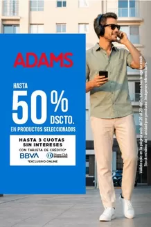 Catálogo Adams en Matahuasi | Nuevas ofertas para descubrir | 2026-10-20T00:00:00.000Z - 2026-10-23T00:00:00.000Z