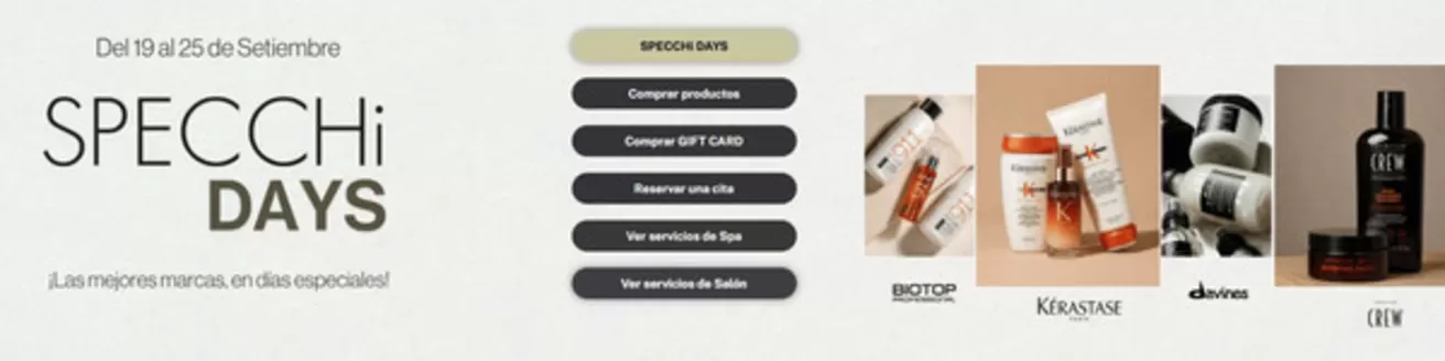 Catálogo Specchi | Specchi days | 2026-10-21T00:00:00.000Z - 2026-10-25T00:00:00.000Z