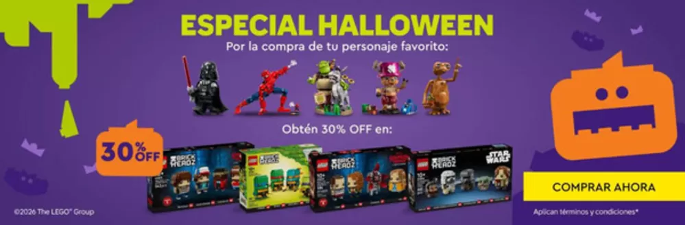 Catálogo LEGO | Especial halloween! | 2026-10-21T00:00:00.000Z - 2026-10-31T00:00:00.000Z