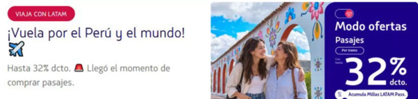 Catálogo Latam Airlines | Vula por el peru y el mundo! | 2026-10-21T00:00:00.000Z - 2026-11-21T00:00:00.000Z