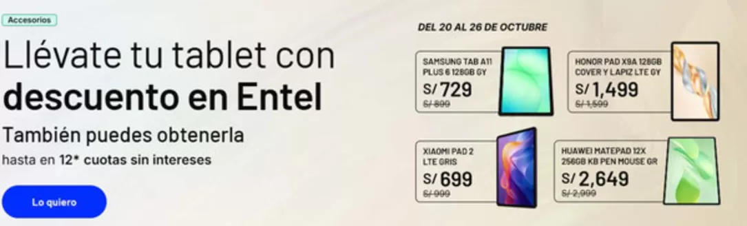 Catálogo Entel | Apple Week  | 2026-10-23T00:00:00.000Z - 2026-10-26T00:00:00.000Z