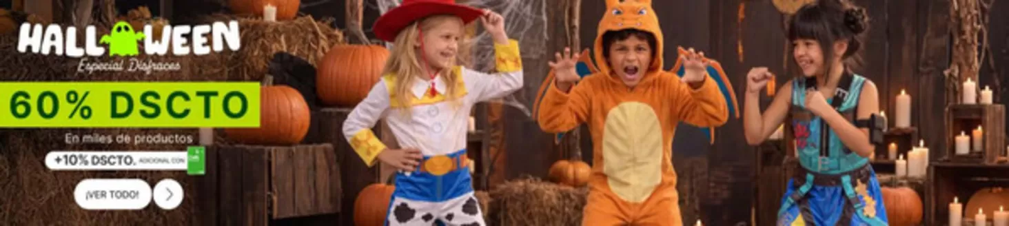 Catálogo Falabella en Huaraz | Halloween | 2026-10-26T00:00:00.000Z - 2026-10-31T00:00:00.000Z