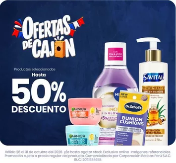 Catálogo Boticas Perú en Huaraz | Excelente oferta para todos los clientes | 2026-10-26T00:00:00.000Z - 2026-10-31T00:00:00.000Z