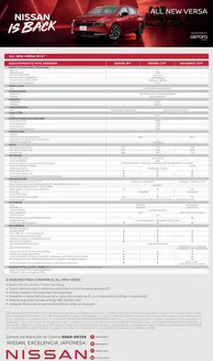 Catálogo Nissan | Ft new versa 27102026 | 2026-10-28T00:00:00.000Z - 2026-11-11T00:00:00.000Z