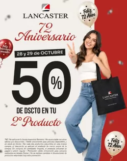 Catálogo Lancaster | 50%de dscto en tu 2do producto | 2026-10-28T00:00:00.000Z - 2026-10-29T00:00:00.000Z