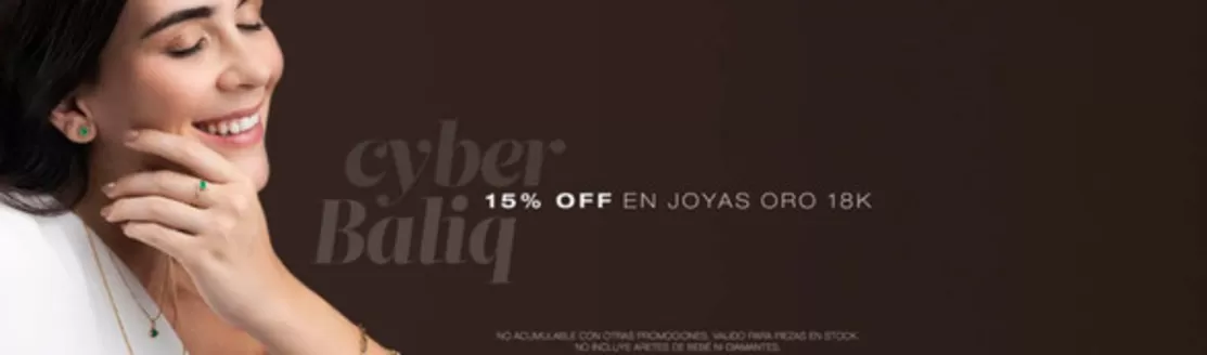 Catálogo Baliq Joyerías | Cyber baliq | 2026-10-28T00:00:00.000Z - 2026-11-01T00:00:00.000Z
