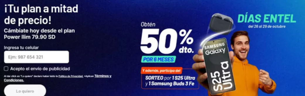 Catálogo Entel | Dias Entel | 2026-10-28T00:00:00.000Z - 2026-10-29T00:00:00.000Z