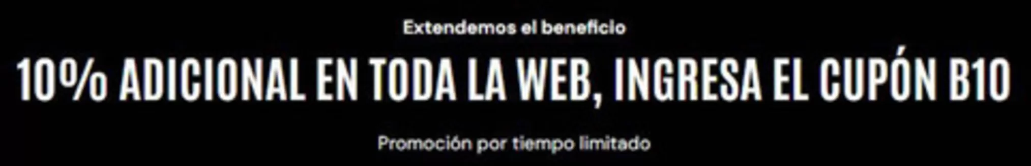 Catálogo Bata | 10% adicional en toda la web | 2026-10-28T00:00:00.000Z - 2026-11-01T00:00:00.000Z