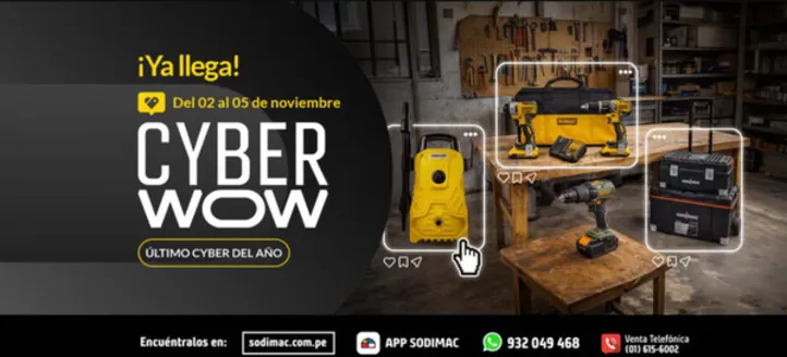Catálogo Sodimac en La Oroya | Cyber Wow | 2026-10-29T00:00:00.000Z - 2026-11-05T00:00:00.000Z