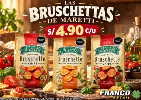 Catálogo Franco Supermercado | Las bruschettas de maretti | 2026-10-29T00:00:00.000Z - 2026-11-14T00:00:00.000Z