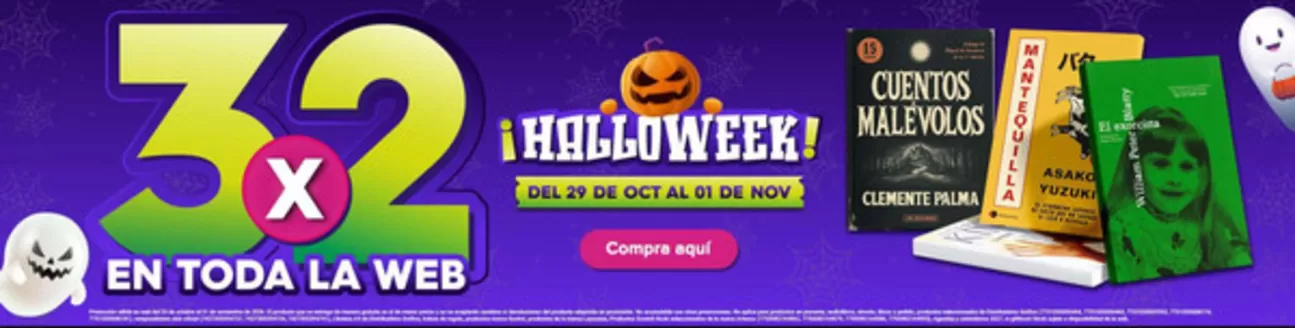 Catálogo Crisol | Halloweek | 2026-10-30T00:00:00.000Z - 2026-11-01T00:00:00.000Z