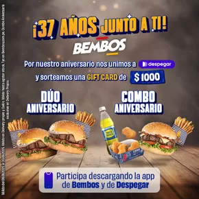Catálogo Bembos en Lima | Descuentos y promociones | 2025-09-19T00:00:00.000Z - 2025-10-03T00:00:00.000Z