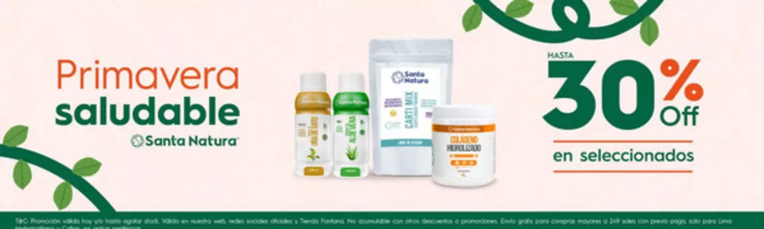 Catálogo Santa Natura | Primavera Saludable  | 2025-09-19T00:00:00.000Z - 2025-12-20T00:00:00.000Z