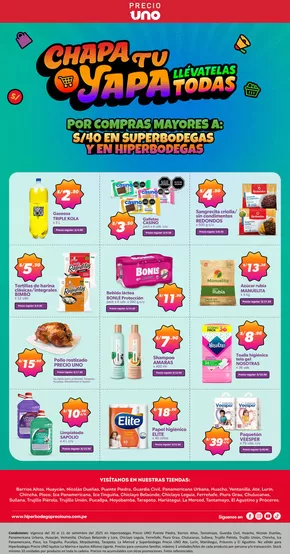 Catálogo Hiperbodega Precio Uno | Ofertas para cazadores de gangas | 2025-09-22T00:00:00.000Z - 2025-10-06T00:00:00.000Z