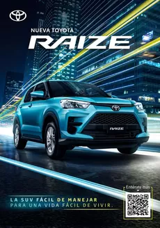 Catálogo Toyota en Arequipa | Toyota Raize | 2025-09-22T00:00:00.000Z - 2026-09-22T00:00:00.000Z