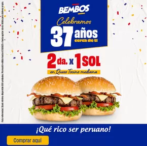 Catálogo Bembos en Lima | Nuestras mejores gangas | 2025-09-23T00:00:00.000Z - 2025-10-07T00:00:00.000Z