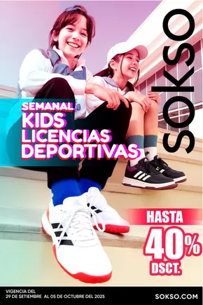 Catálogo Sokso | SEMANAL KIDS LICENCIAS DEPORTIVAS | 2025-09-25T00:00:00.000Z - 2025-10-09T00:00:00.000Z