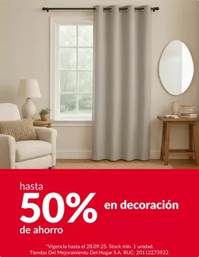 Catálogo Sodimac en Chincha Alta | Nuevas ofertas para descubrir | 2025-09-26T00:00:00.000Z - 2025-10-10T00:00:00.000Z