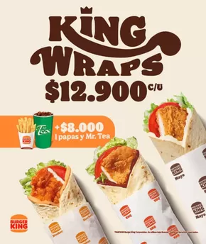 Catálogo Burger King en Asia | King Wraps  | 2025-09-26T00:00:00.000Z - 2025-10-05T00:00:00.000Z