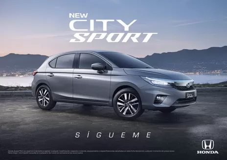 Catálogo Honda en Bagua | Honda CITY SPORT. | 2025-09-28T00:00:00.000Z - 2026-09-28T00:00:00.000Z