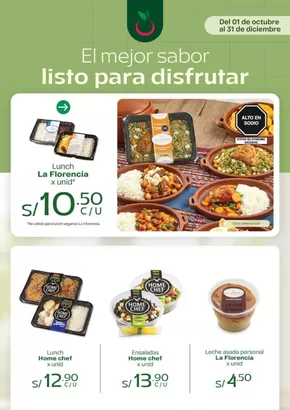 Catálogo Vivanda en Lima | ESPECIAL VOLANTE MENÚ DEL DÍA | 2025-10-01T00:00:00.000Z - 2025-12-31T00:00:00.000Z