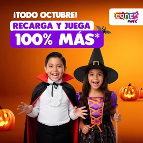Catálogo Coney Park en Lurín | Recarga y juega 100%mas  | 2025-10-03T00:00:00.000Z - 2025-10-31T00:00:00.000Z