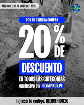 Catálogo Olympikus en Piura | Por tu primera compra 20%dedscto  | 2025-10-07T00:00:00.000Z - 2025-10-20T00:00:00.000Z