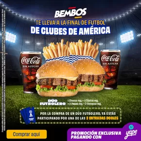 Catálogo Bembos en Piura | Promociones actuales | 2025-10-08T00:00:00.000Z - 2025-10-22T00:00:00.000Z