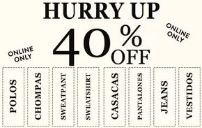 Hurry Up 40%off 
